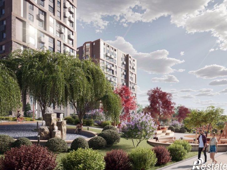 1-комн квартира в новом доме Уфа, Южная улица