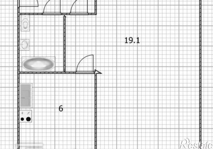 1-комн квартира Уфа, проспект Октября, 57/3