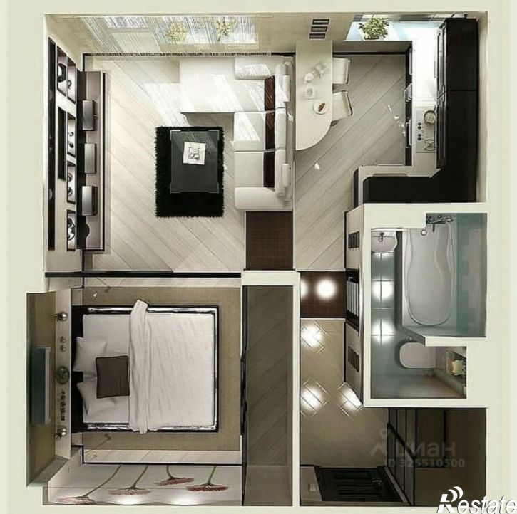 1-комн квартира Московский проспект, 12,  д. 12