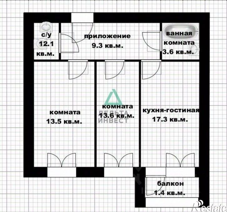 2-комн квартира ул Сливовая, 7,  д. 7
