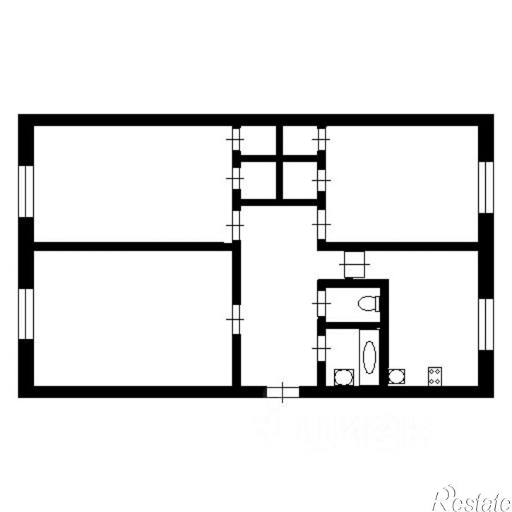 3-комн квартира Пионерская улица, 27,  д. 27