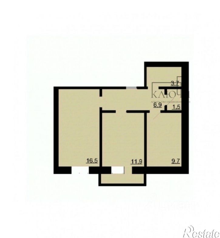 2-комн квартира улица Твердышева, 17,  д. 17