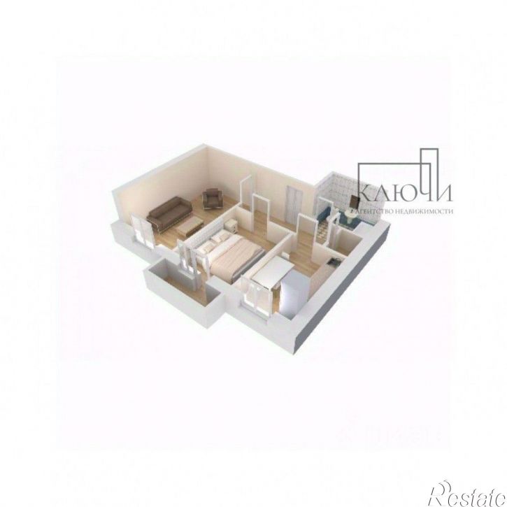 2-комн квартира улица Твердышева, 17,  д. 17