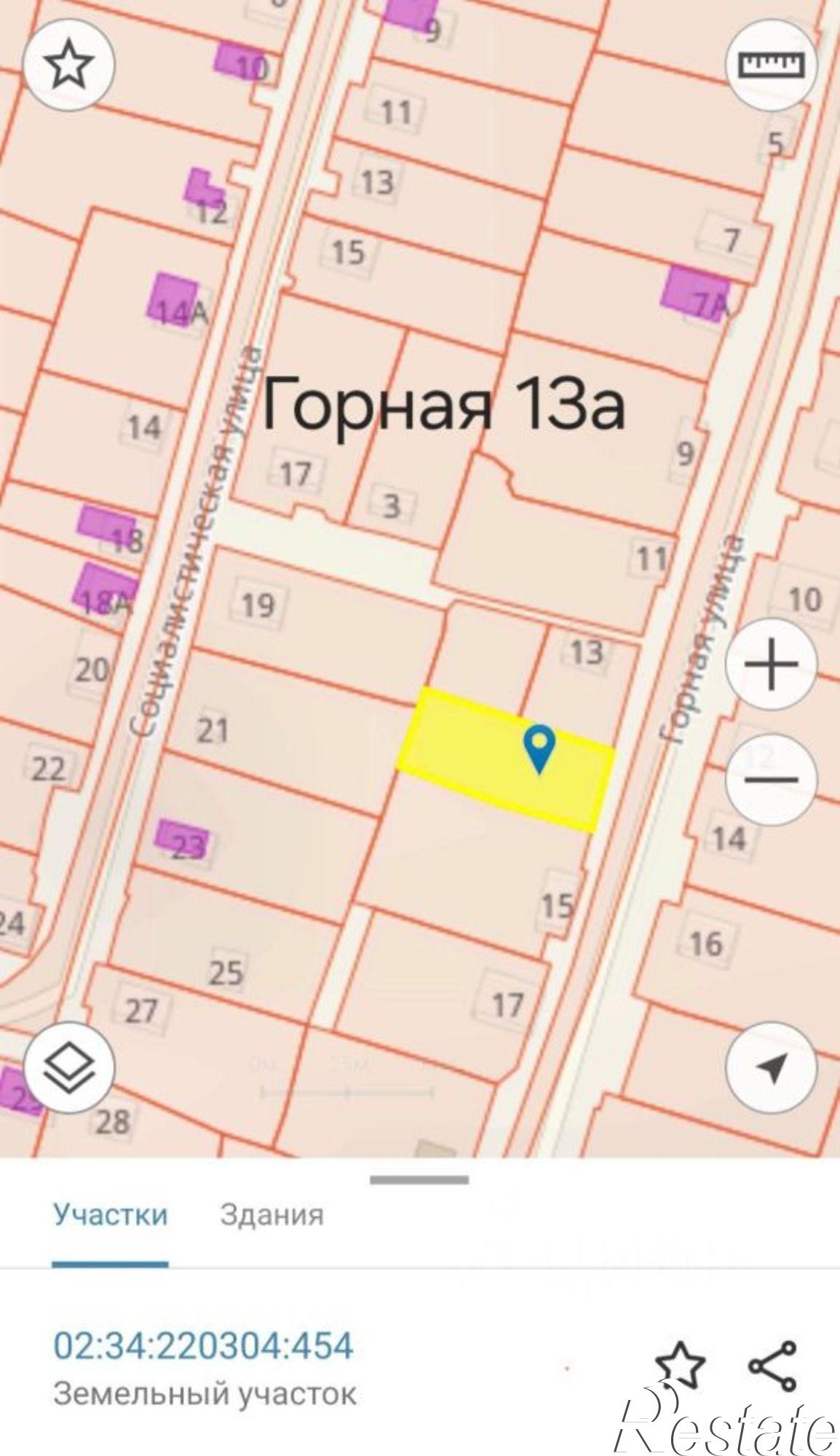 Купить землю, земельный участок за 410 000 рублей на Горная улица, 13