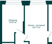 3-комн, 62 кв м, этаж 30/31 ул Комсомольская, 122 1