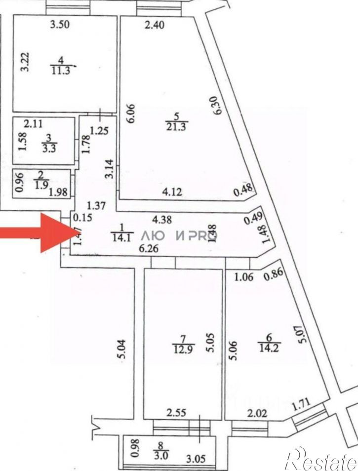 3-комн квартира Миловка с., Чижова пр-кт., д.5
