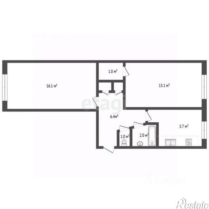 2-комн квартира ул Интернациональная, 120а,  д. 120а