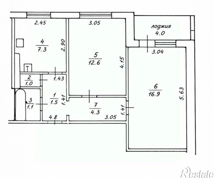 2-комн квартира ул Натальи Ковшовой, д 9