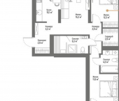 3-комн, 75кв м, этаж 4/17 Стерлитамак, Интернациональная улица, 63