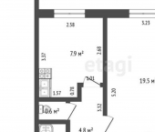 3-комн, 70кв м, этаж 8/9 Стерлитамак, улица Худайбердина, 139