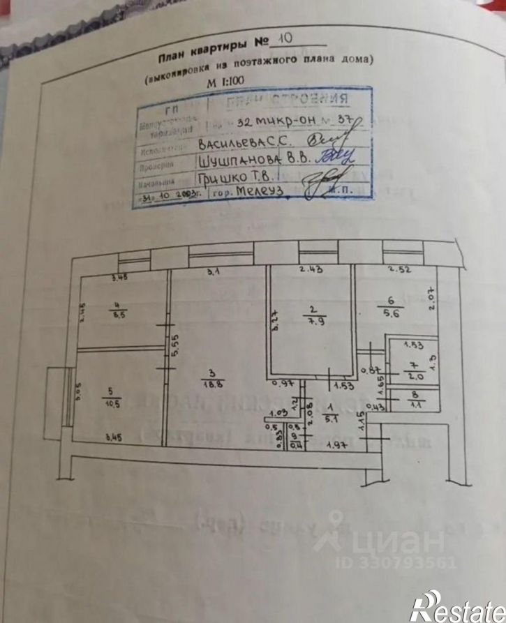 4-комн квартира мкр 32-й, 37,  д. 37