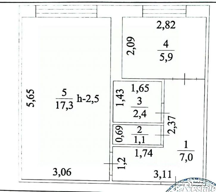 1-комн квартира ул Центральная, 9,  д. 9