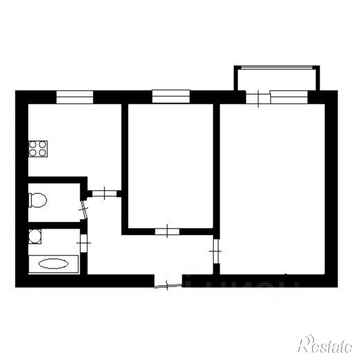 2-комн квартира Молодёжная улица, 8,  д. 8