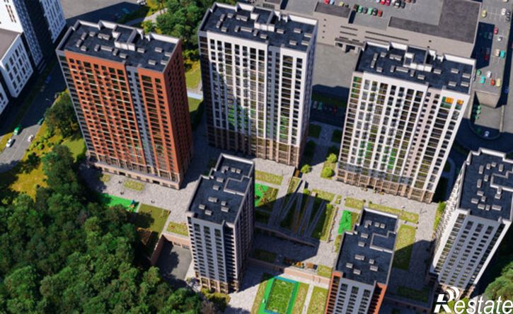 2-комн квартира в новом доме Уфа, жилой район Зелёная Роща, жилой комплекс Лесная Симфония