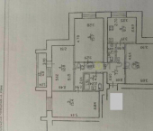 3-комн, 90кв м, этаж 2/12 улица Юрия Гагарина, 54