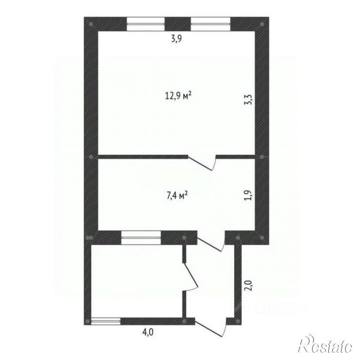 2-комн квартира