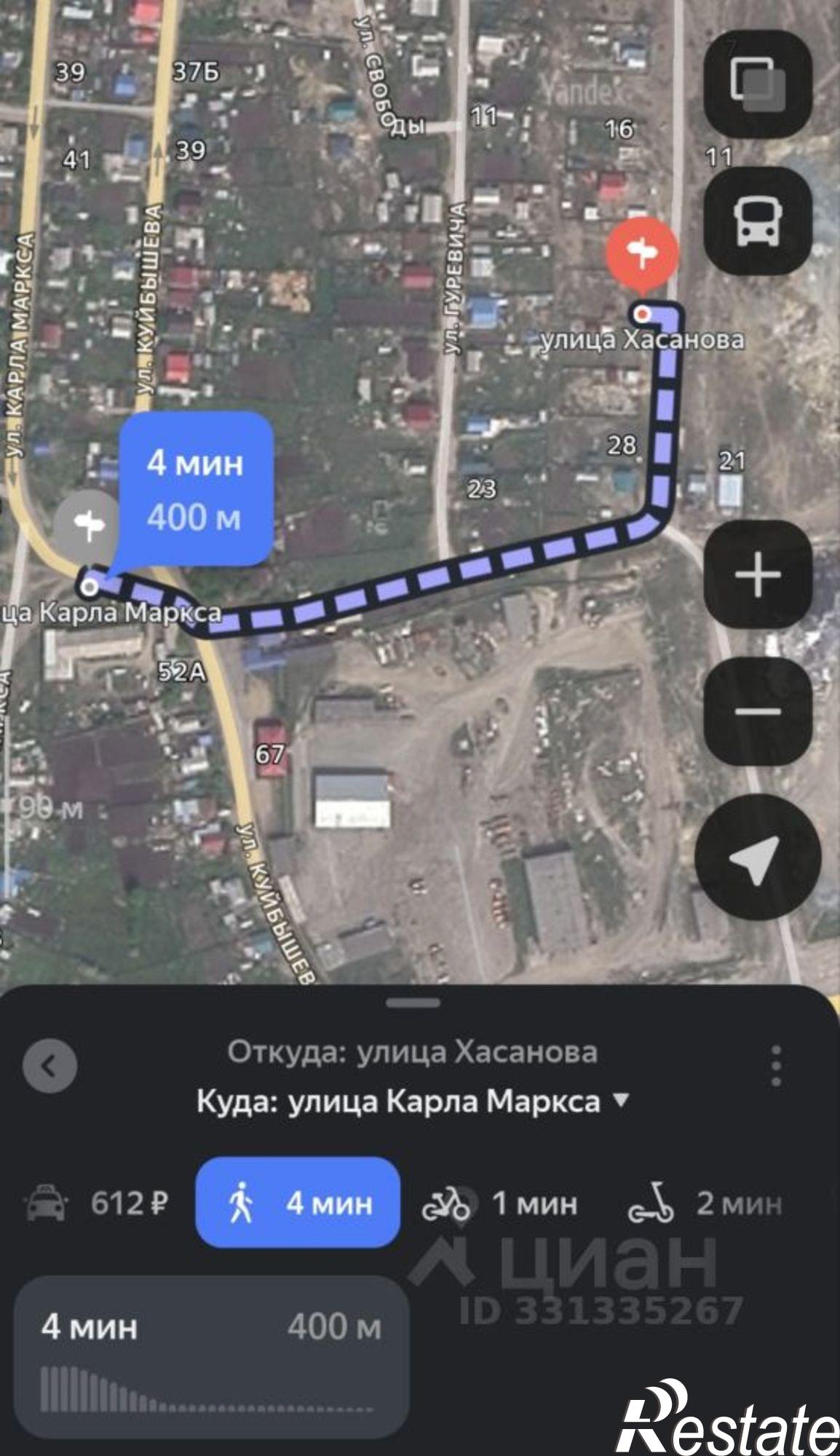 Купить землю, земельный участок за 750 000 рублей на улица Хасанова