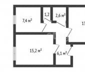 2-комн, 49кв м, этаж 1/9 ул Стахановская, 29
