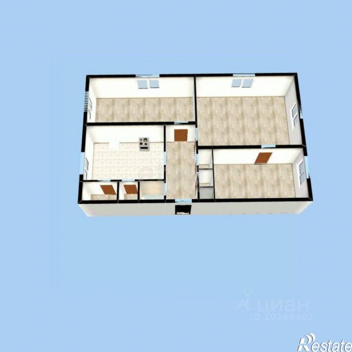 3-комн квартира ул Чкалова, 8,  д. 8