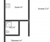 1-комн, 31кв м, этаж 4/5 улица Калинина, 71