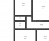 3-комн, 72кв м, этаж 4/5 улица Бекетова, 38