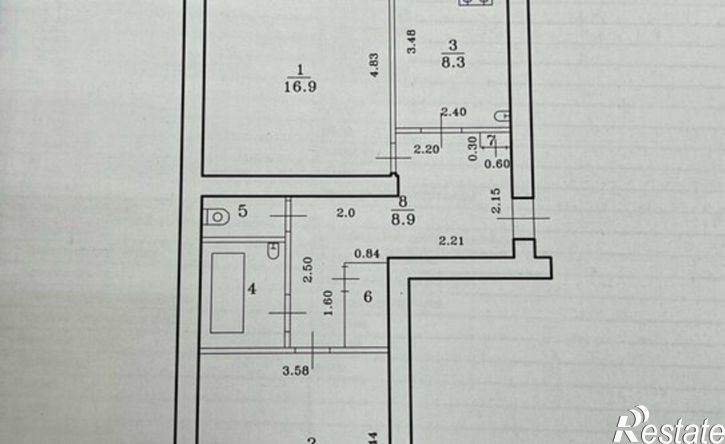 2-комн квартира Туймазы, улица Комарова, 4