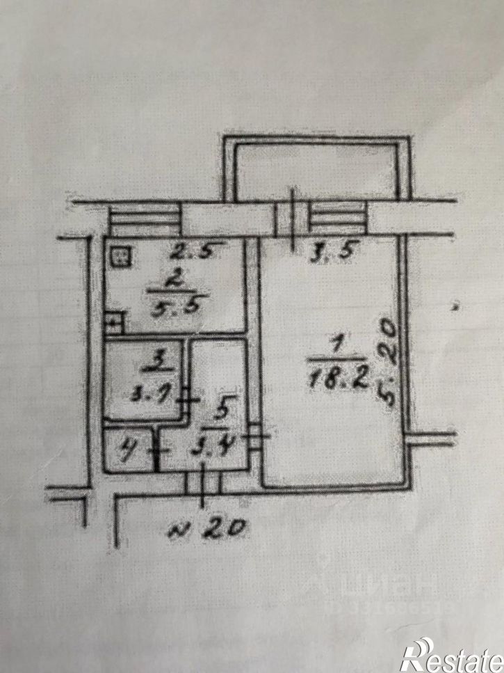 1-комн квартира улица Горького, 11,  д. 11