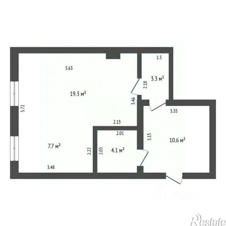 1-комн квартира