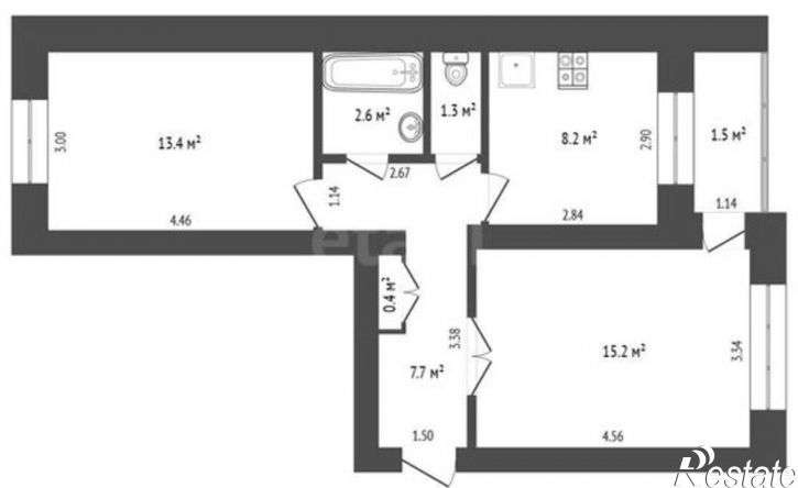 2-комн квартира Стерлитамак, Советская улица, 81