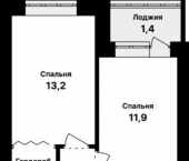 3-комн, 74 кв м, этаж 1/8 совхоз Цветы Башкирии