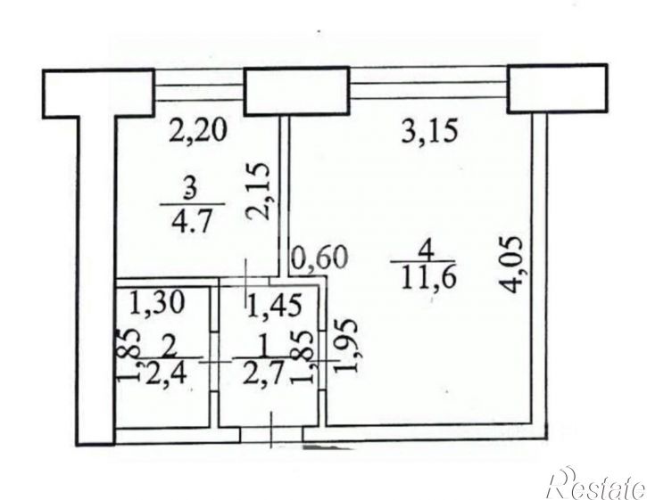 1-комн квартира ул Гафури, 24,  д. 24