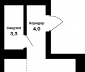 1-комн, 31 кв м, этаж 14/25 ул Ярмарочная, 22/1