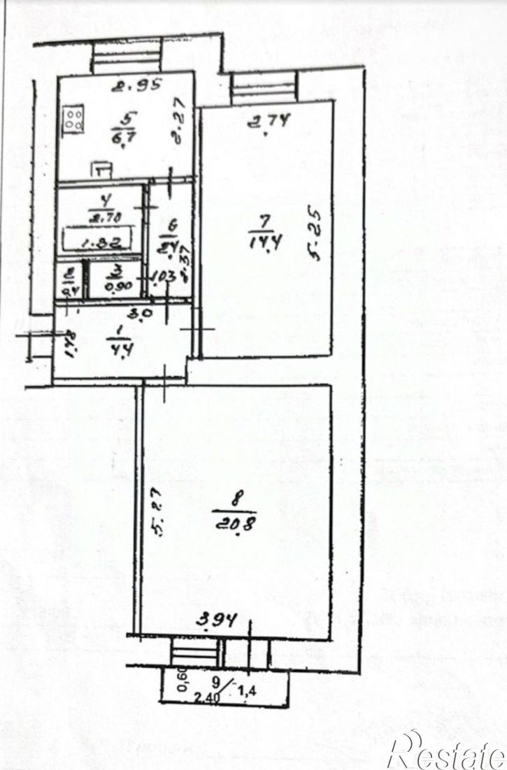 2-комн квартира ул Ленина, д 26