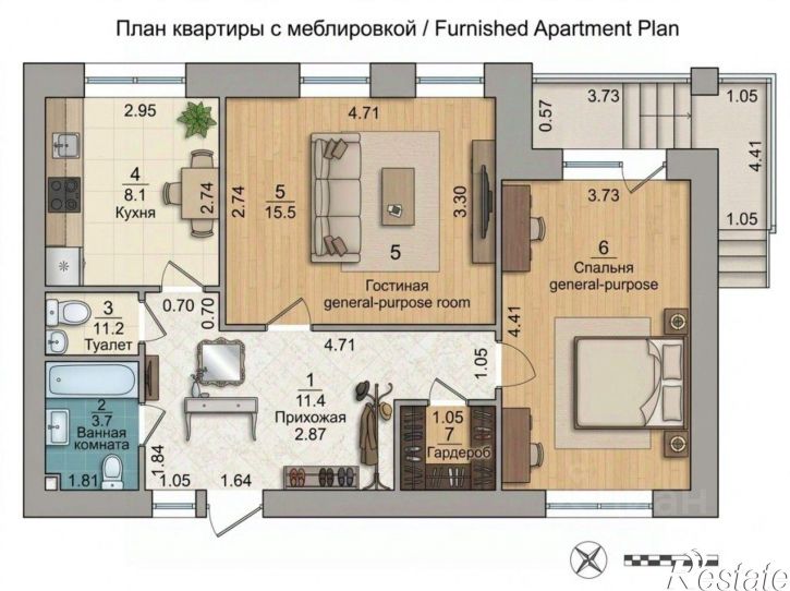 2-комн квартира ул Ленина, д 162, кв 33
