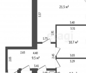 2-комн, 56кв м, этаж 4/9 ул Артема, 151в