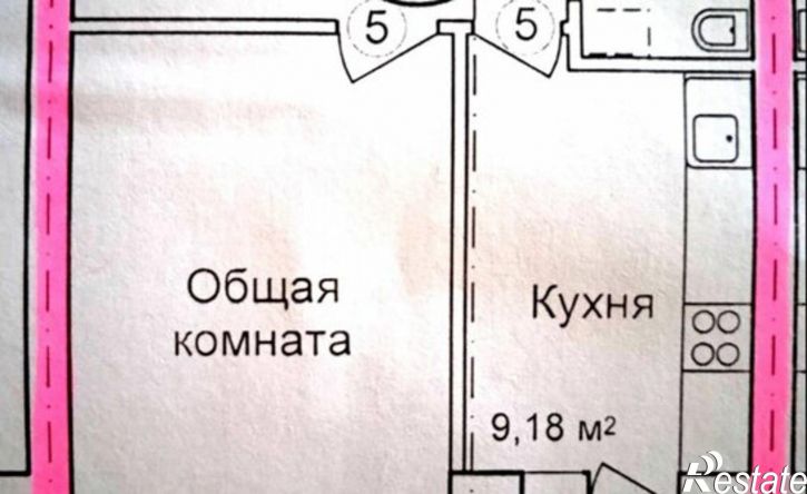 1-комн квартира ул Агидель, 1,  д. 1