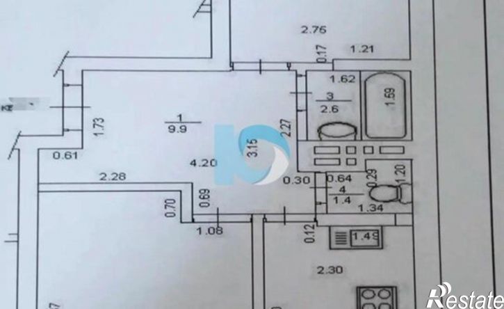 2-комн квартира Уфа, улица Евгения Столярова, 4Б