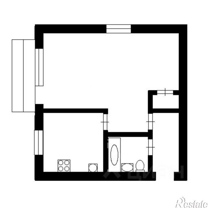 1-комн квартира ул Мира, 8,  д. 8