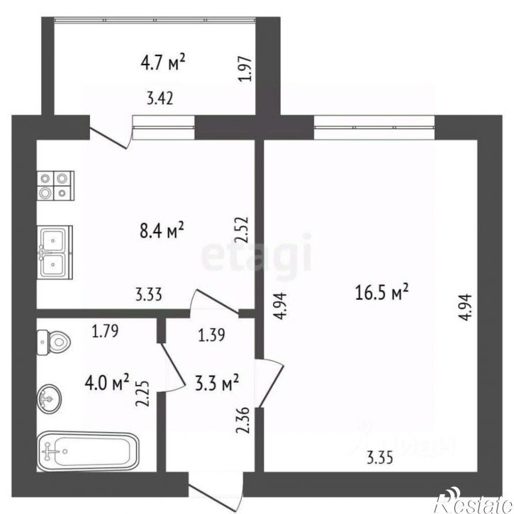1-комн квартира ул Хвойная, 10,  д. 10