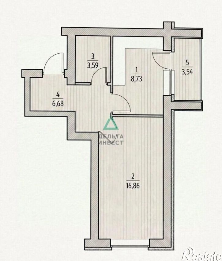 1-комн квартира ул Осенняя, 2,  д. 2