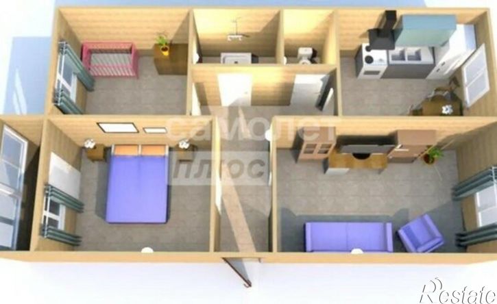 3-комн квартира ул Карла Маркса, 20,  д. 20