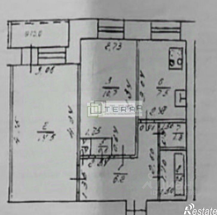 2-комн квартира ул Колхозная, 7,  д. 7