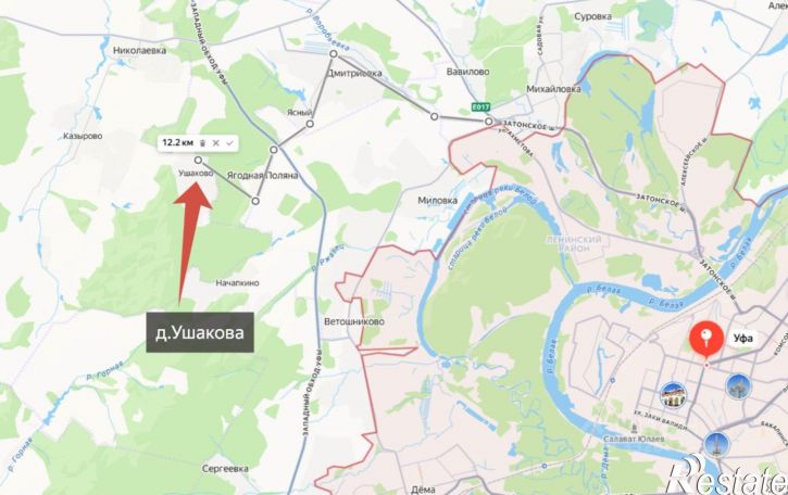 Земельный участок Уфимский район