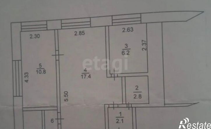 2-комн квартира ул Гагарина, 76А,  д. 76А