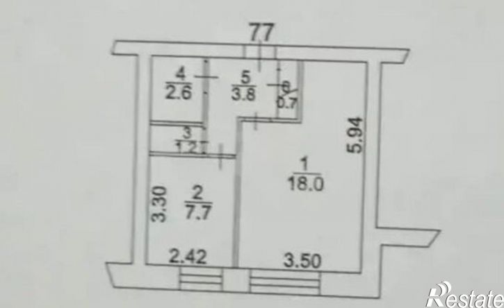 1-комн квартира ул Бульварная, 7,  д. 7