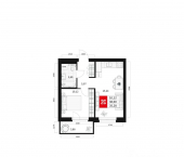 2-комн, 35 кв м, этаж 7/15 ул Бехтерева, 16/2
