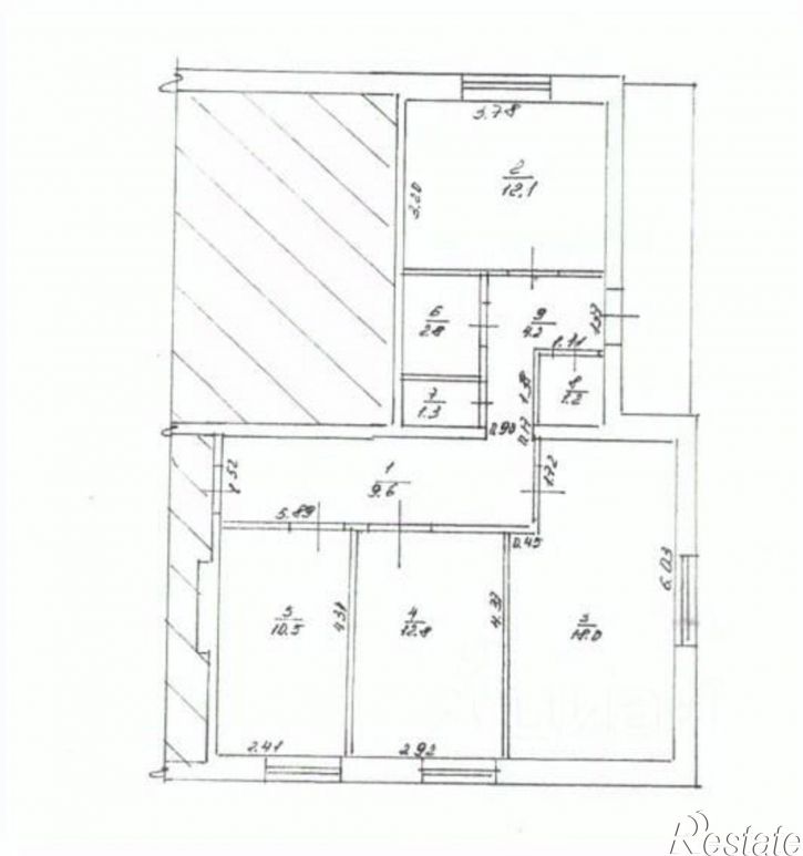 3-комн квартира респ Башкортостан, г Мелеуз, ул Смоленская, д. 43