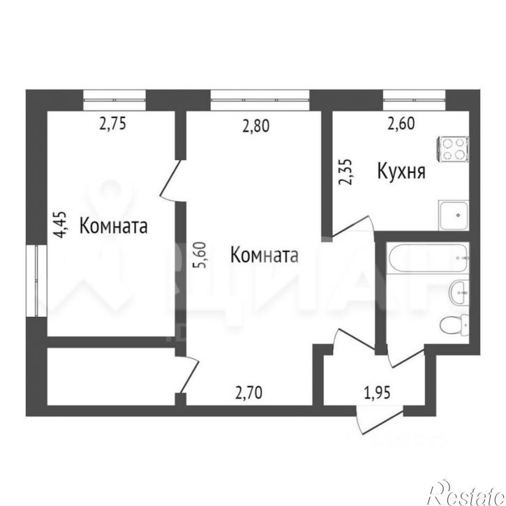 2-комн квартира ул Дзержинского, 3,  д. 3