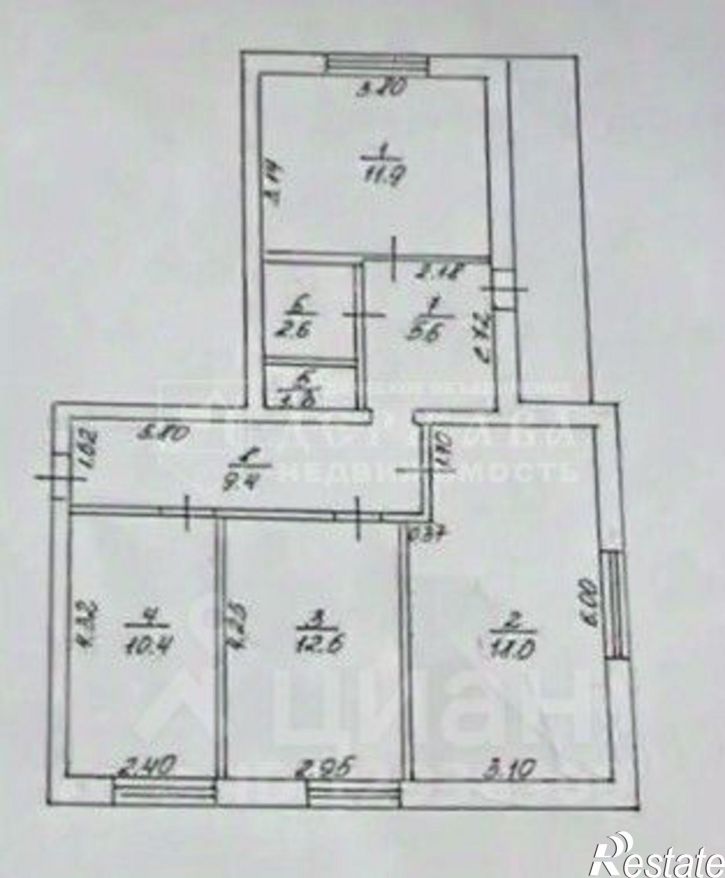 3-комн квартира ул Энергетиков, 23,  д. 23