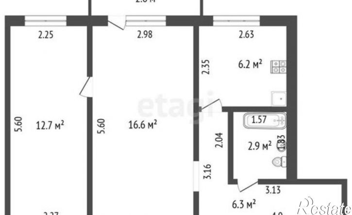 2-комн квартира Стерлитамак, улица Цюрупы, 9